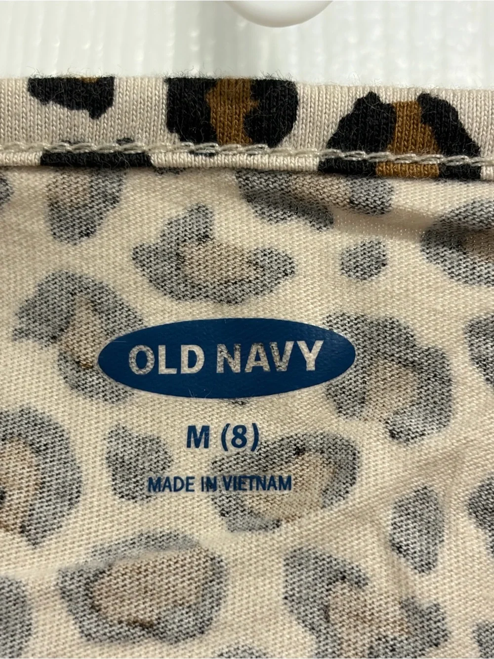 Old Navy Girls Leopard Print Dress in Brown and Black